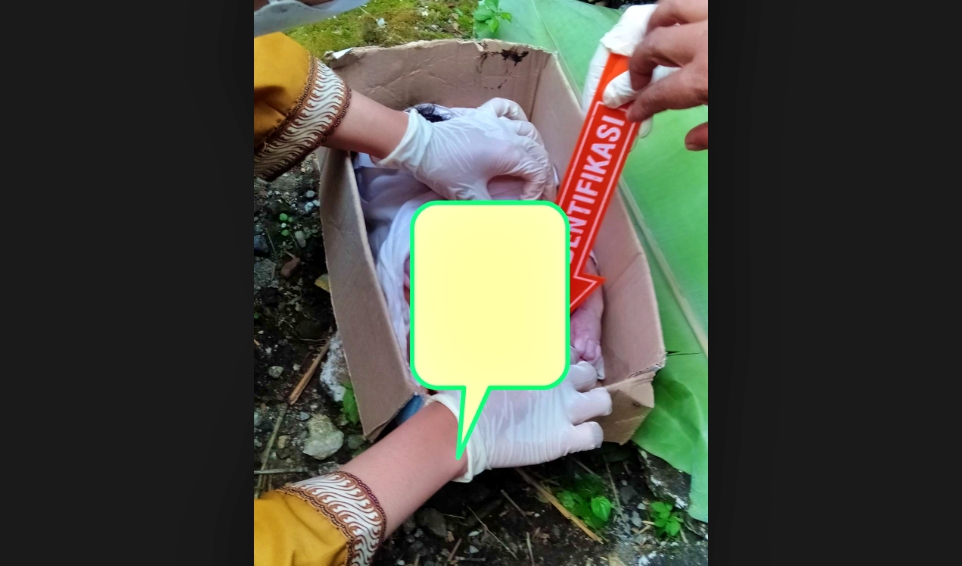 MIRIS !! Mayat Bayi Perempuan Ditemukan Dalam Kardus di Kota&nbsp;Magelang