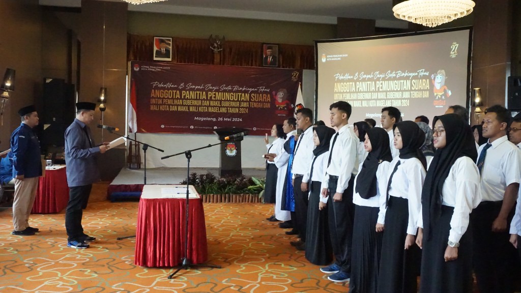 Lantik PPS Pilkada Kota Magelang 2024, Ini Pesan Ketua&nbsp;KPU