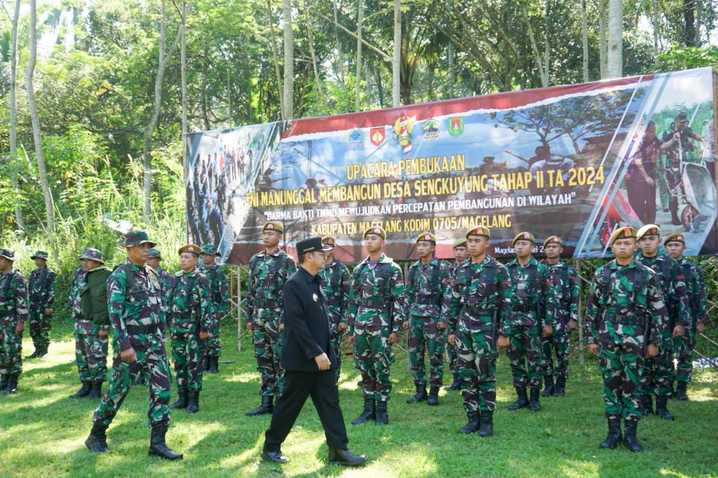 TMMD Sengkuyung Tahap II 2024 di Magelang Dimulai, Ini Sasaran Pembangunan Fisik dan Non&nbsp;Fisik