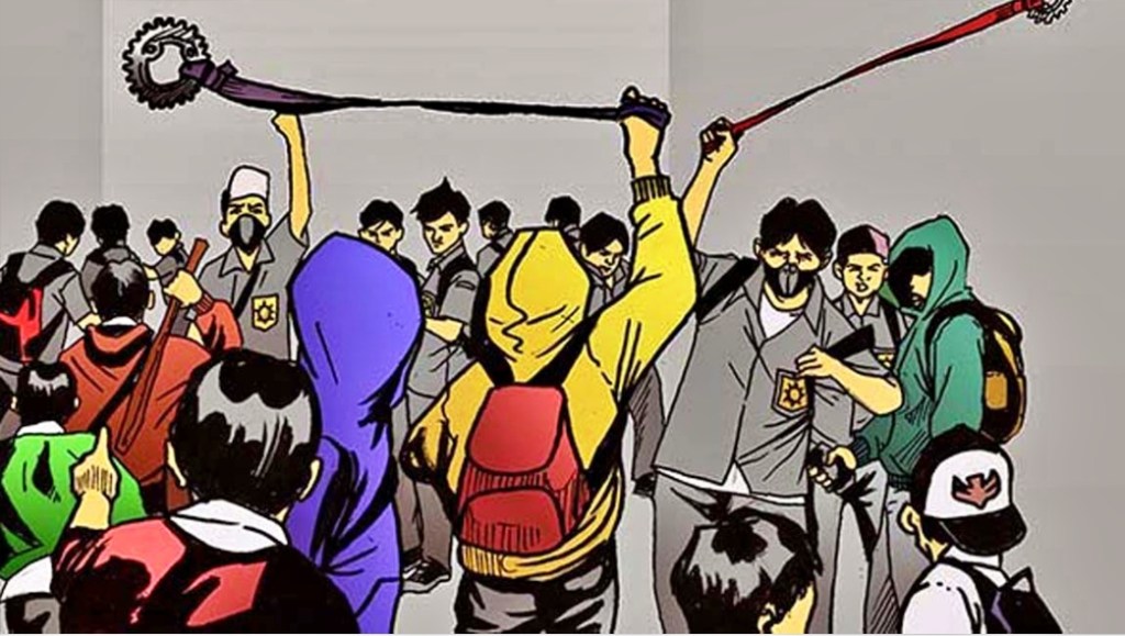 VIRAL !! Video Tawuran Antar Kelompok Remaja di Brajan&nbsp;Magelang