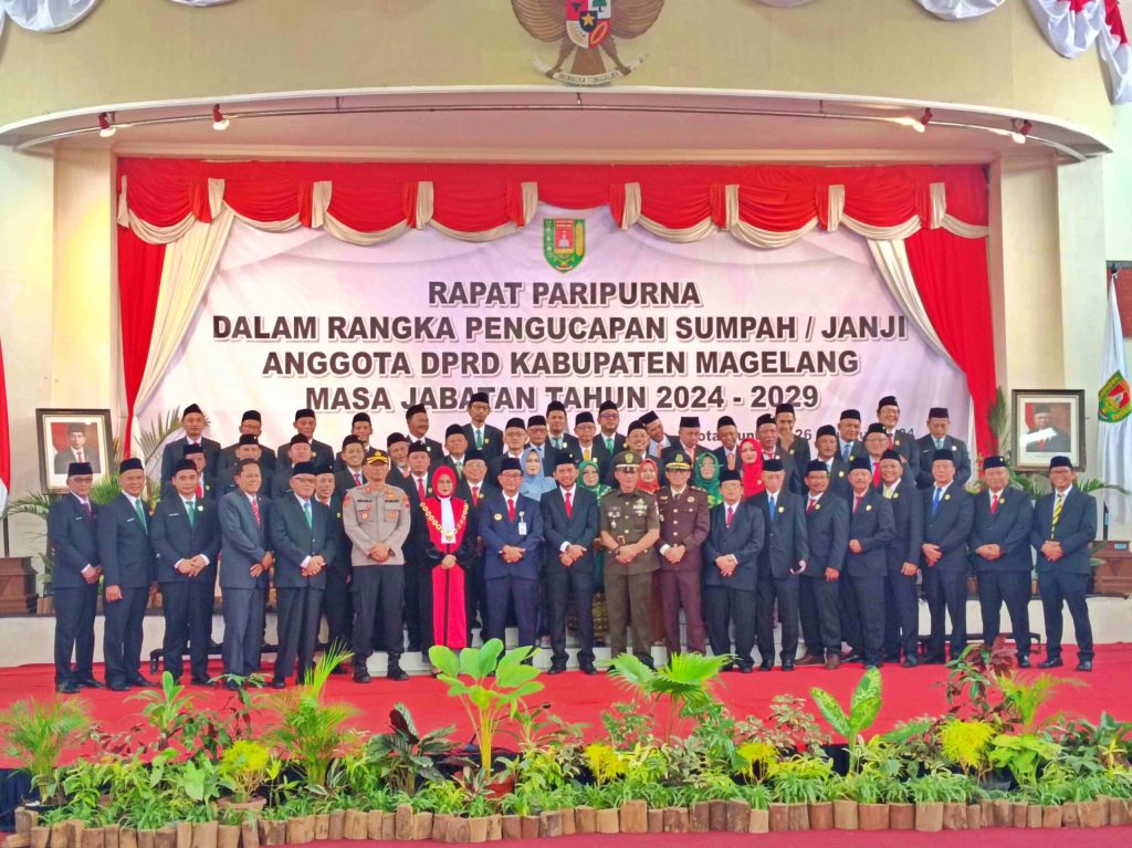 Daftar 50 Anggota DPRD Kabupaten Magelang Periode 2024-2029&nbsp;Terlantik